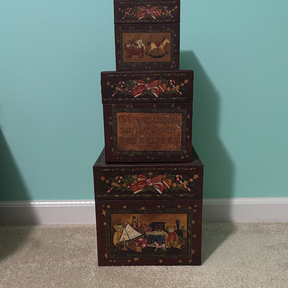 Festive Decorative Storage Boxes